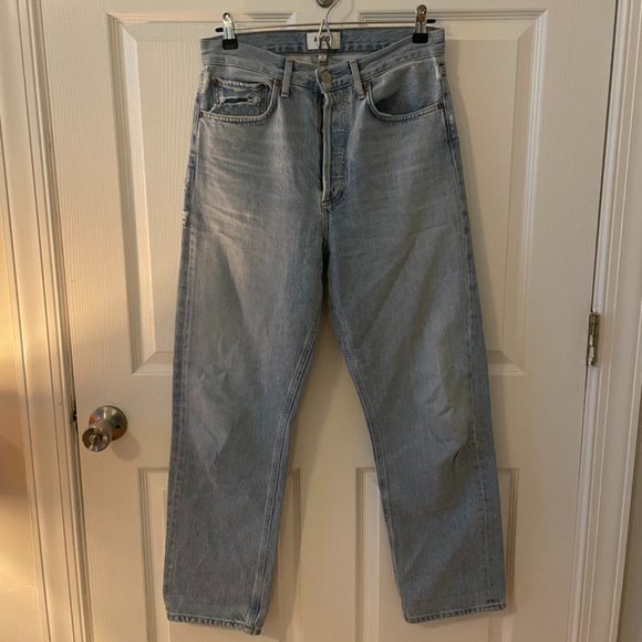 90's Pinch Waist High Rise Straight Size 27